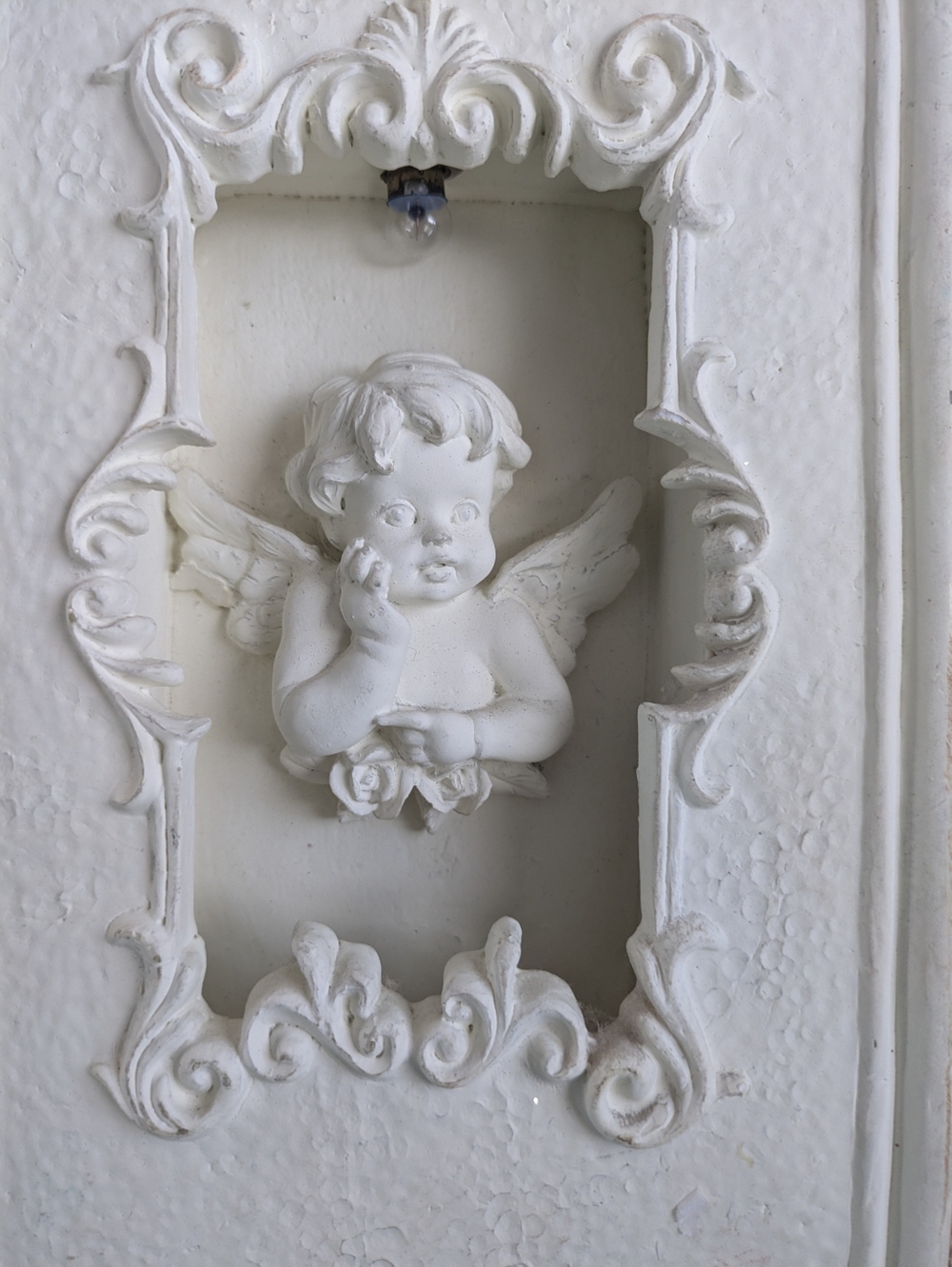 Angel Cherub Framed Light